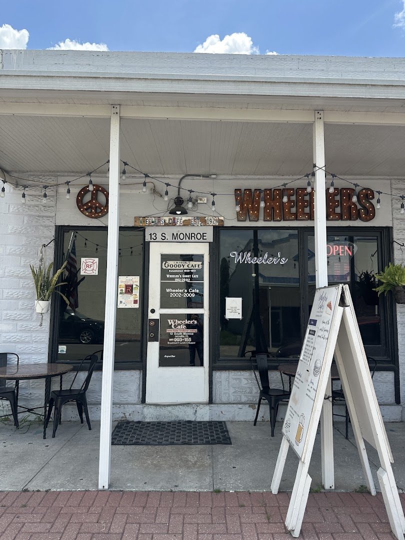 Front view of Wheeler's Cafe Inc. in Arcadia.